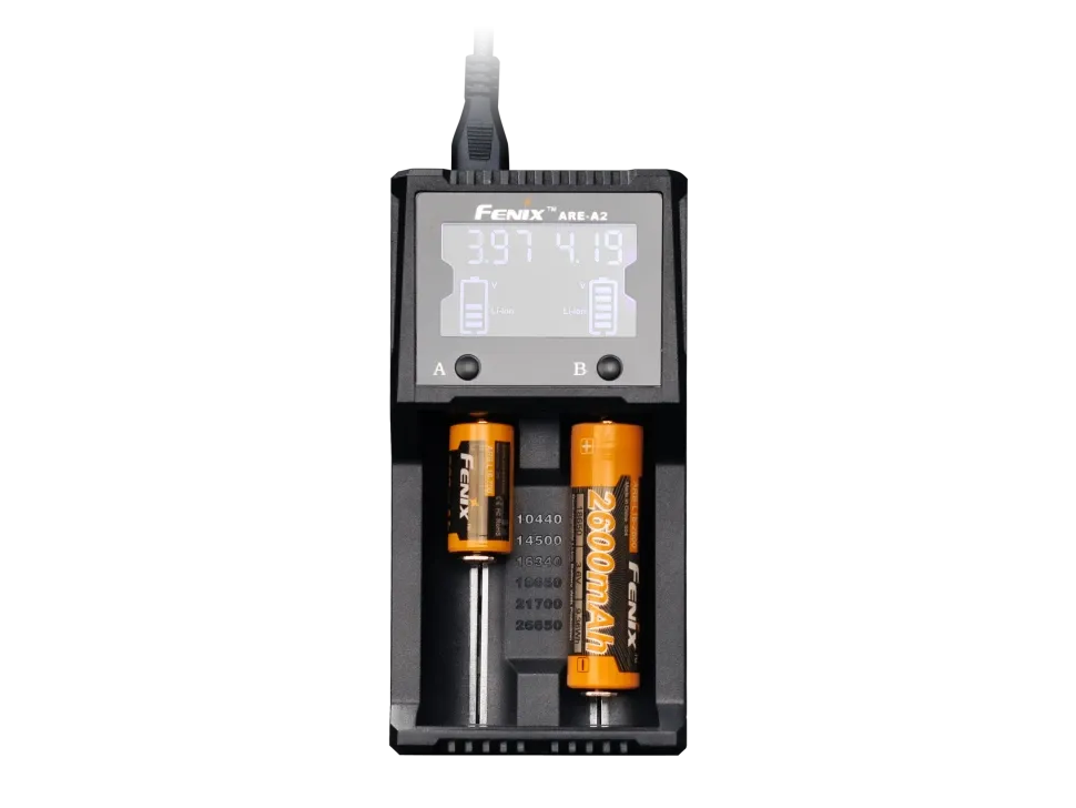 Зарядное устройство Fenix ARE-A2. Два канала зарядки 3
