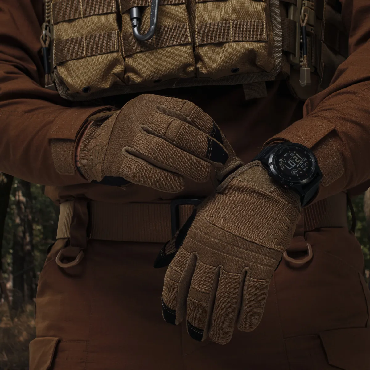 Тактичні рукавички 5.11 Tactical competition shooting 2.0. Колір Койот (Kangaroo) 3