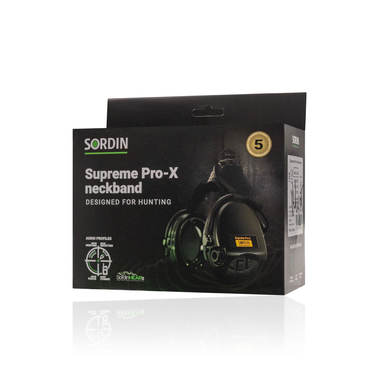 Активні навушники Sordin Supreme Pro-X. Чорний 10