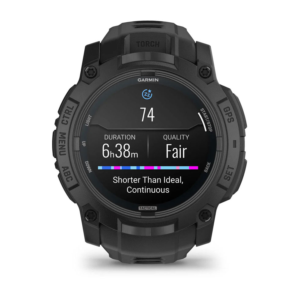 Смарт-часы Garmin Instinct 3 Tactical Amoled, 50 мм. Черный 6