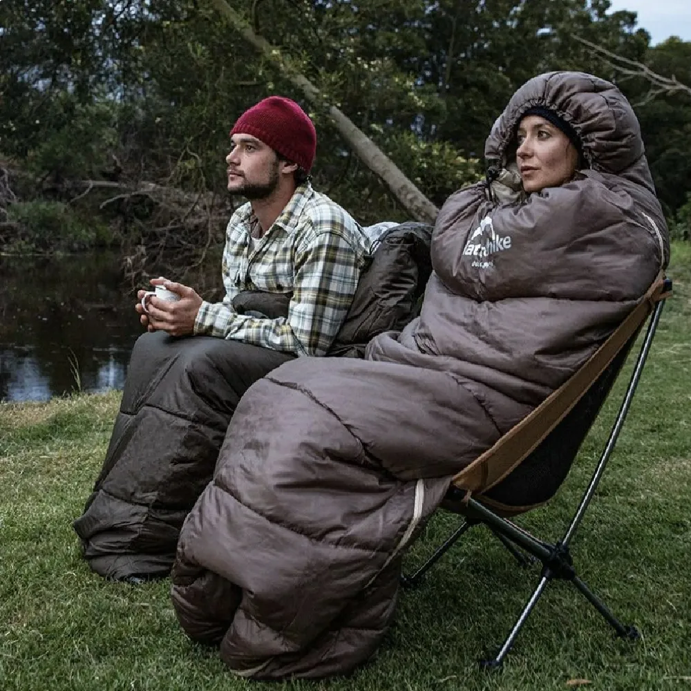 Спальний мішок Naturehike U250 (6°C до -10°C). Правий. Коричневий 3
