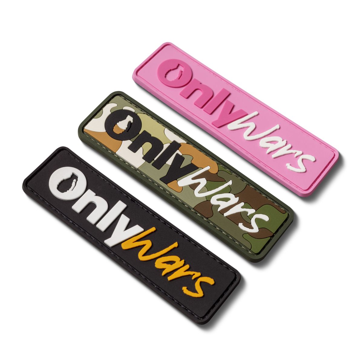 Патч (шеврон) «onlywars» від onlywars.store. Рожевий, 9 х 2.5 см 5