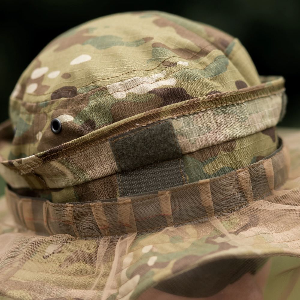 Панама тактична Bezet Tactical Trail з москітною сіткою. One Size. Мультикам 8