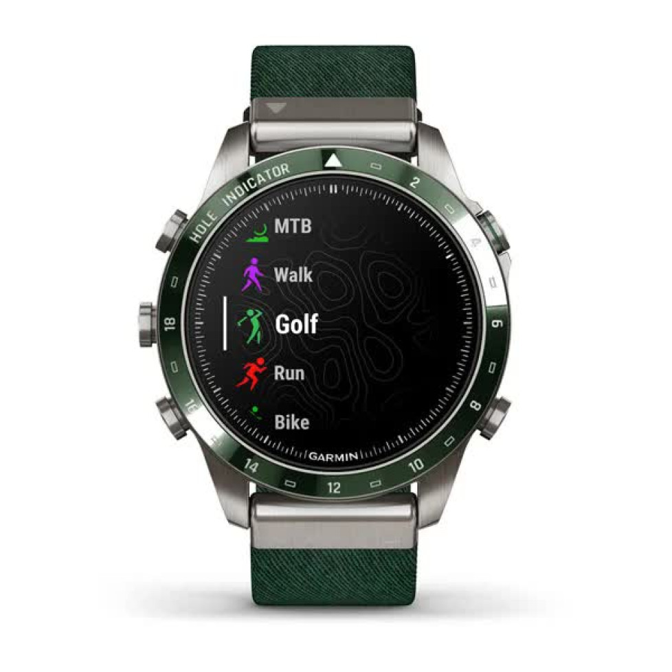 Смарт-годинник Garmin MARQ Golfer (Gen 2). Зелений 9
