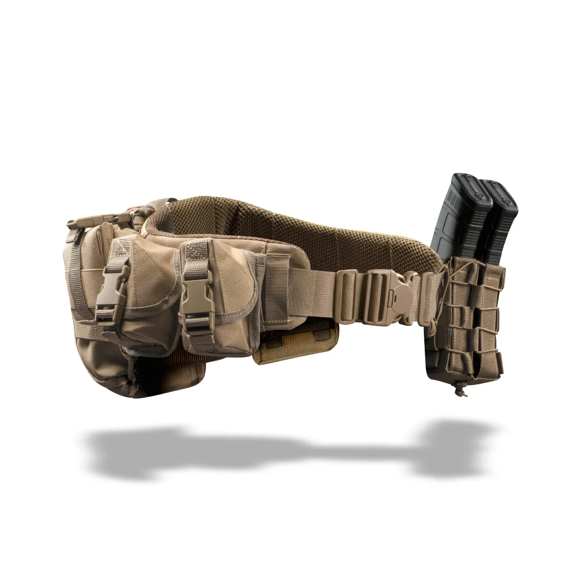 Комплект Modular Battle Belt S/M 2-го класу захисту. Тактичний пояс з обвісами. Койот 2