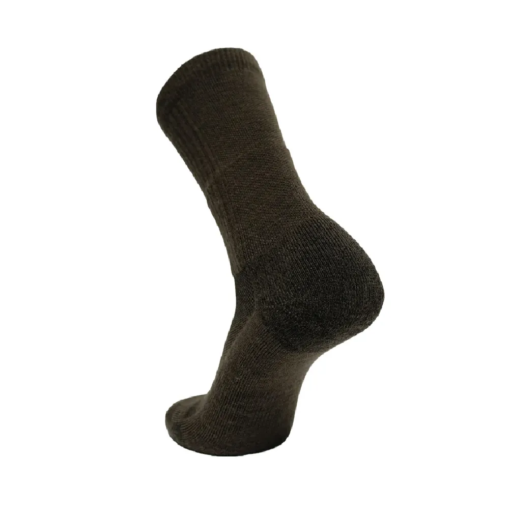 Носки зимние Covert Threads Wool Beast Crew из мериносовой шерсти. Coyote Brown 3