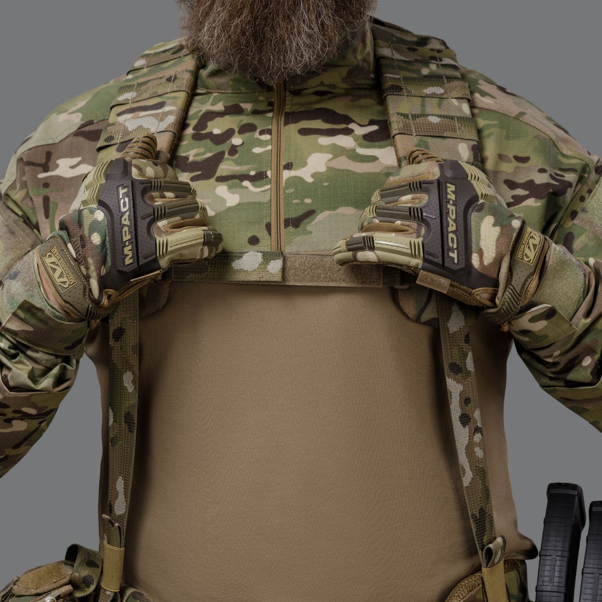 Плечова система для тактичного пояса з евакуаційною ручкою. Cordura 1000. Мультикам 6 Плечова система для тактичного пояса з евакуаційною ручкою. Cordura 1000. Мультикам 6