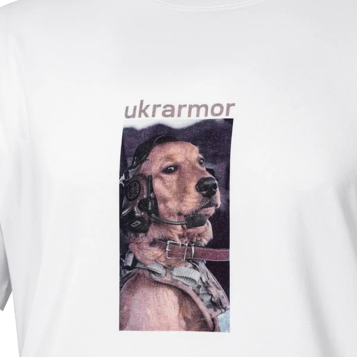 Футболка Basic Military T-Shirt. Battle Pup. Cotton/Elastane. Белый 5