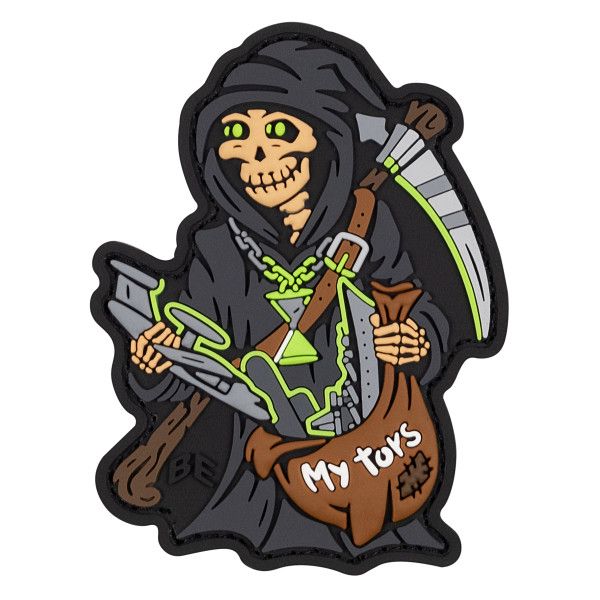 Патч (шеврон) «My toys» от Brand Element. Мягкий ПВХ пластик