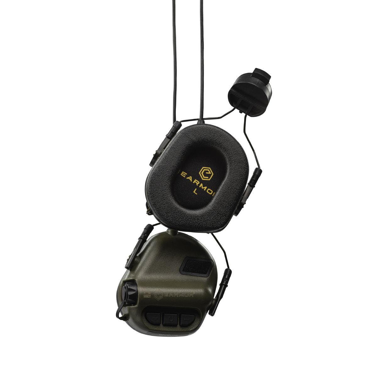 Активні навушники Earmor M31H Helmet version. Олива 10