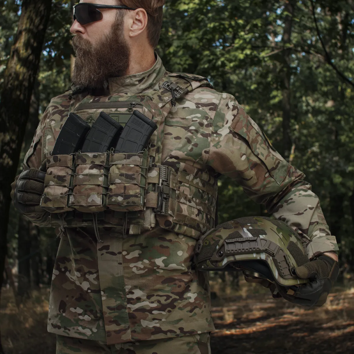 Кевларовий шолом ARCH Helmet (ECH) мультикам. Розмір L 13