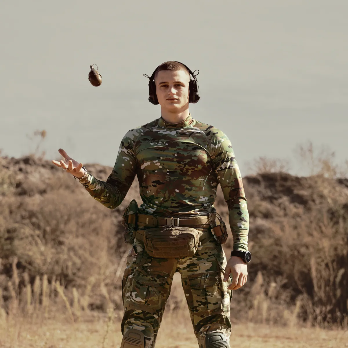 Рашгард тактичний Raptor Rashguard Multicam. Slim fit, polyester 4