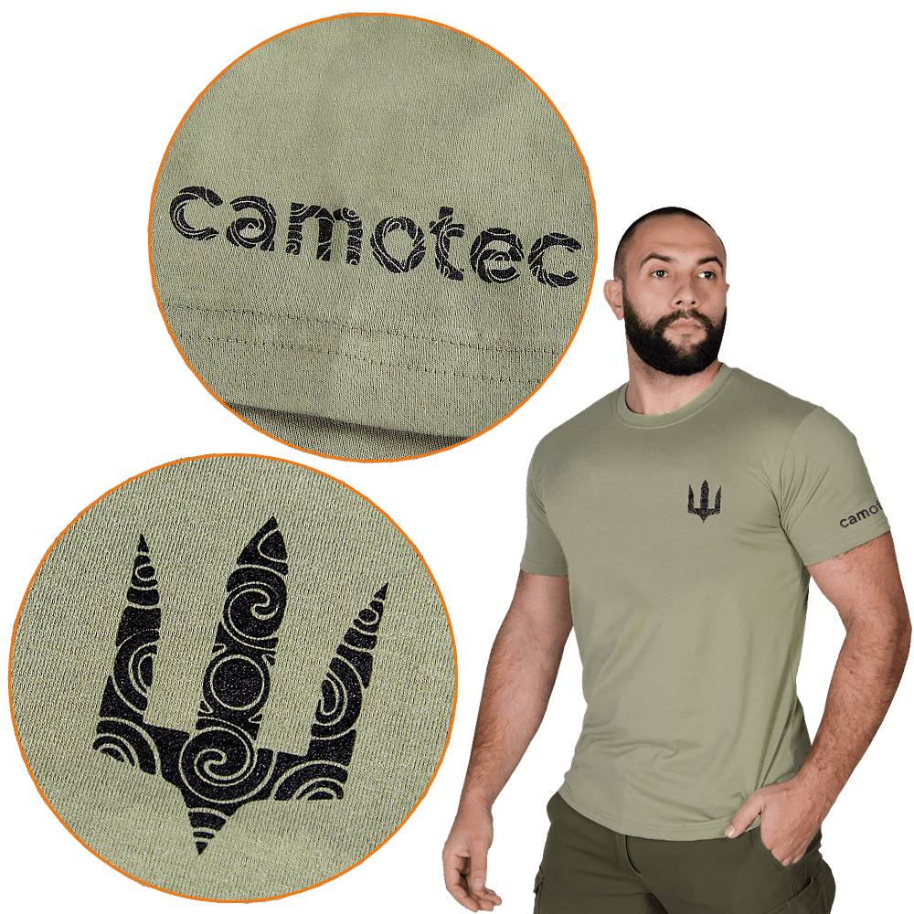 Футболка Bavovna Taurus Camotec. Cotton. Светлая олива 4