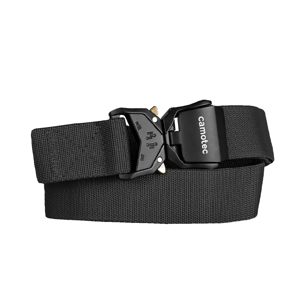 Ремінь тактичний Cobra 4.0 Camotec, 125 х 3.8 см. Чорний