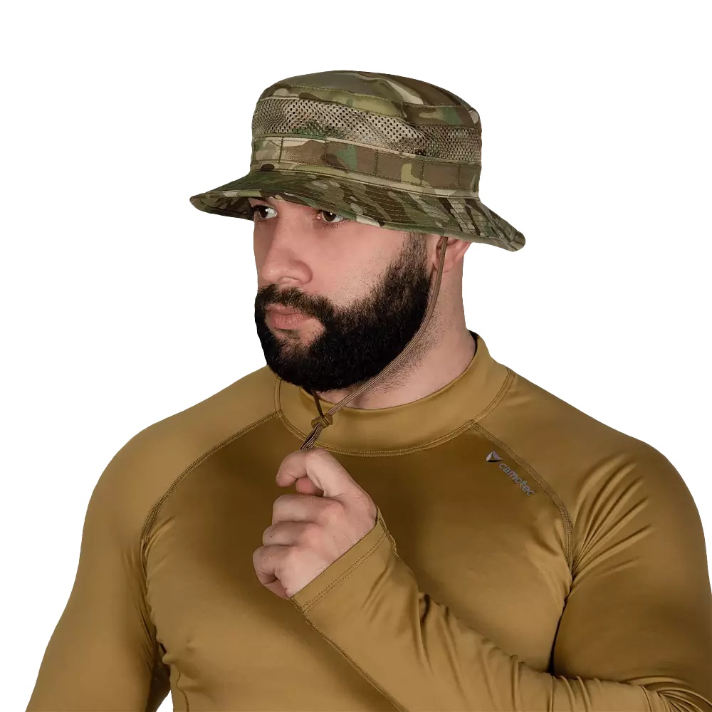 Панама тактична Camotec Combat Air Twill чоловік в панамі тактичній