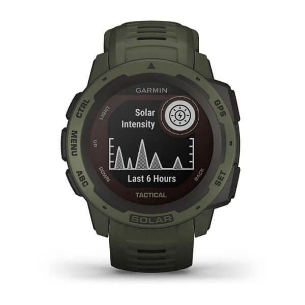 Смарт-годинник Garmin Instinct Solar Tactical MOSS. Олива 8