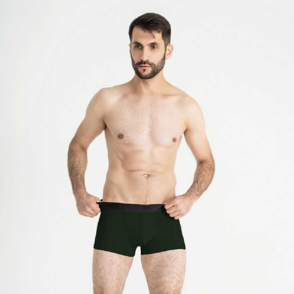 Трусы мужские анатомические Men's Set Intimate 2.1 Black Series. Темно-зеленый 4