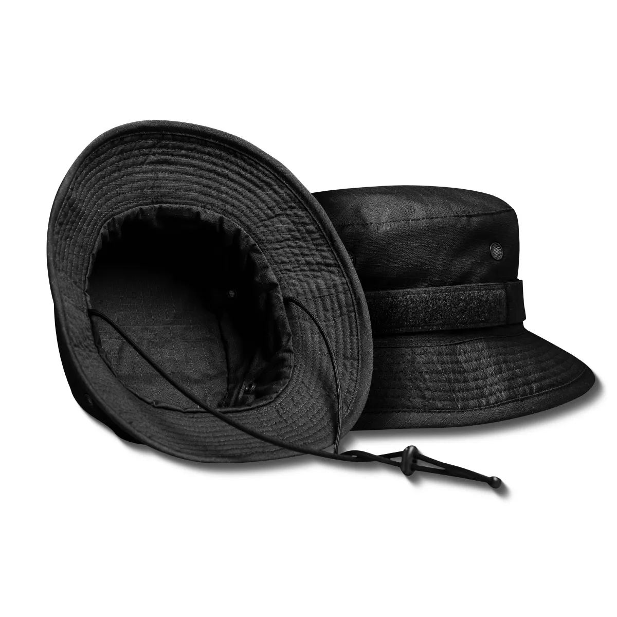 Капелюх тактичний Combat Hat (TDU ripstop). Колір Чорний 3