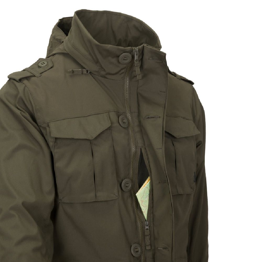 Куртка Helikon-Tex Covert M-65®. 11 кишень. Колір Чорний. (S) 9