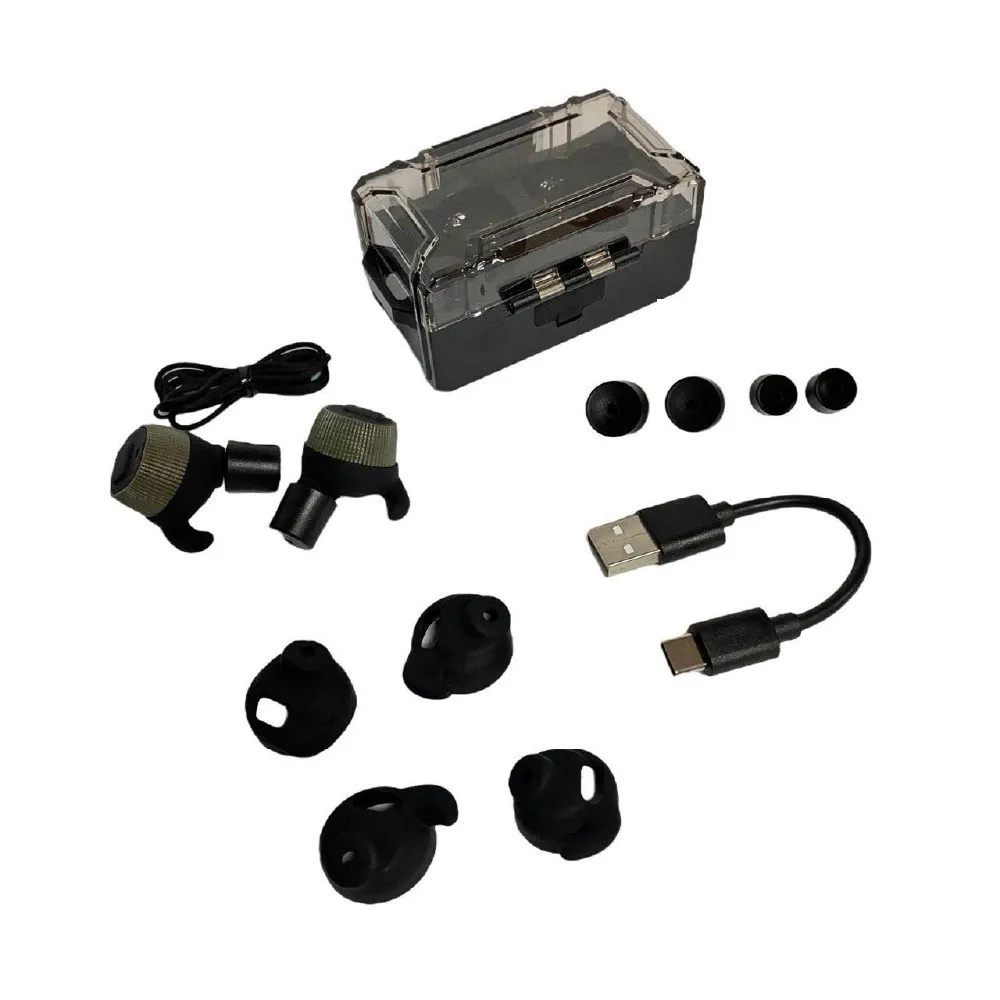 Активные защитные беруши Earmor M20 Electronic Earbuds, беспроводные, на 2 режима работы. Койот 6