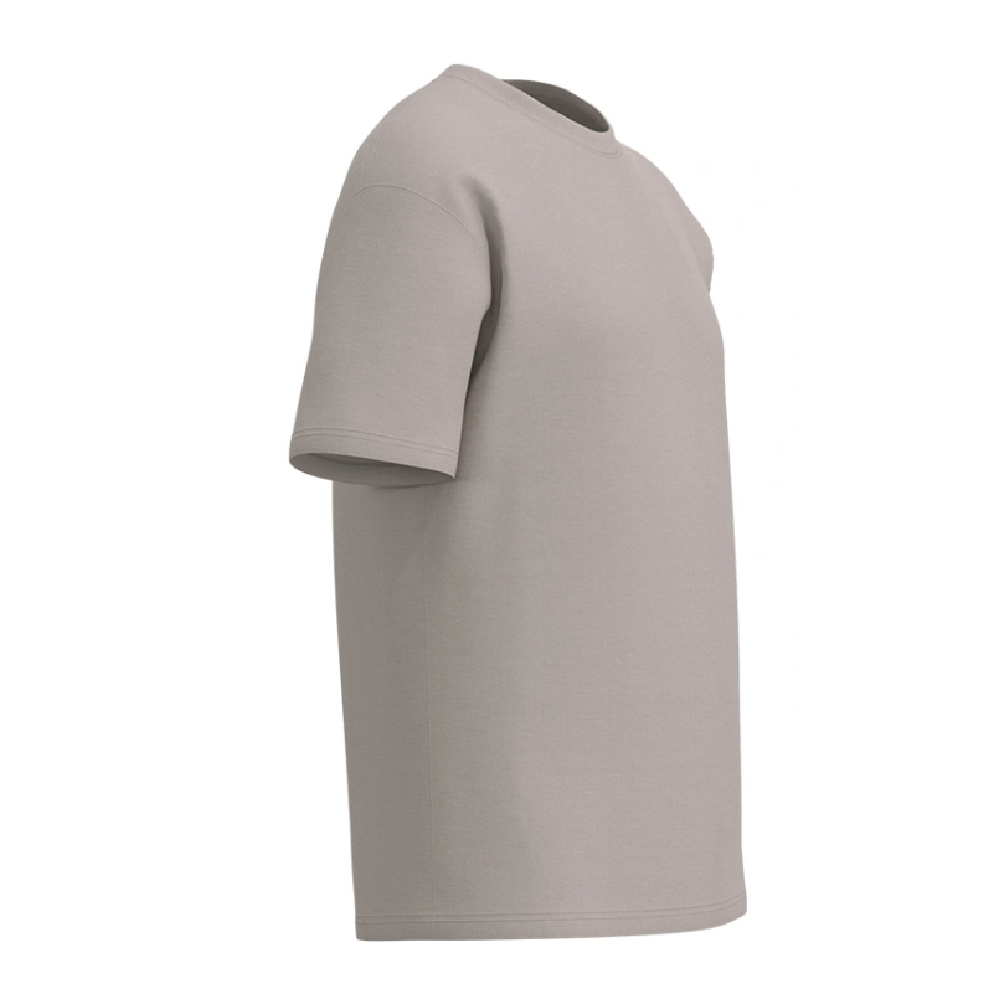 Футболка Men's Set Oversize Fit U-neck. Cotton. Капучино 5