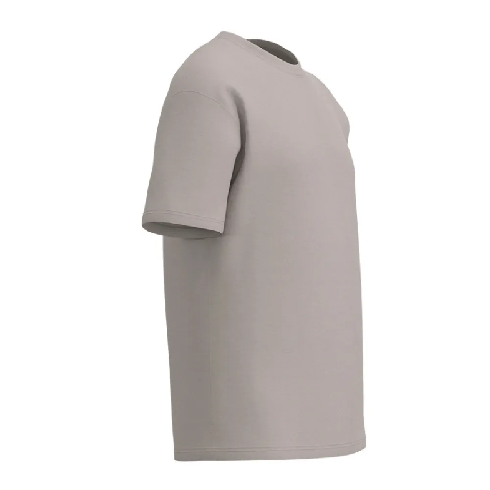 Футболка Men's Set Oversize Fit U-neck. Cotton. Капучино 5
