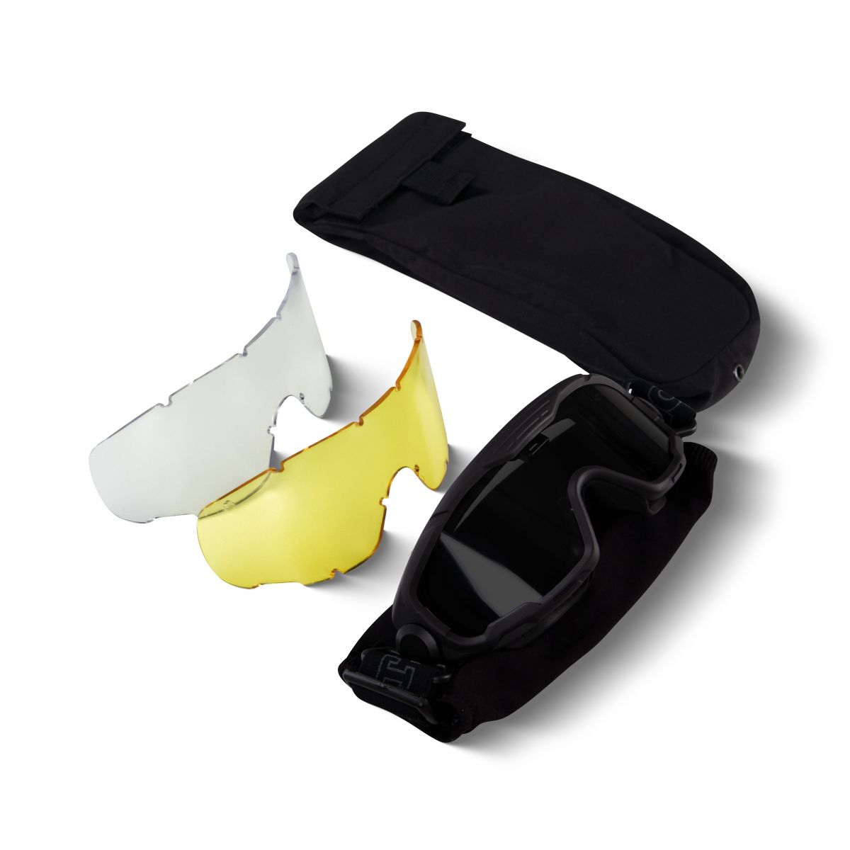 Балістичні окуляри-маска Trevix з комплектом лінз. Чорний 3