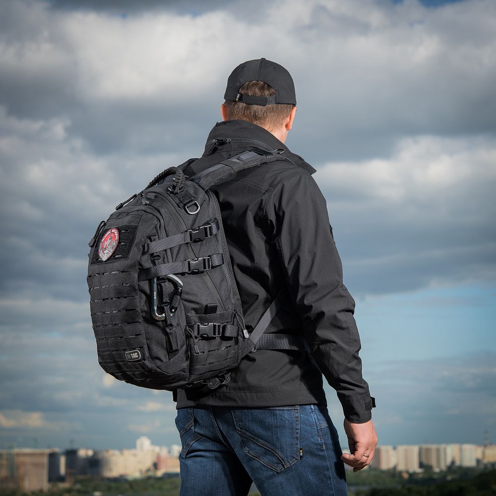 Рюкзак M-Tac Mission Pack Laser Cut. 25 л. Чорний 4
