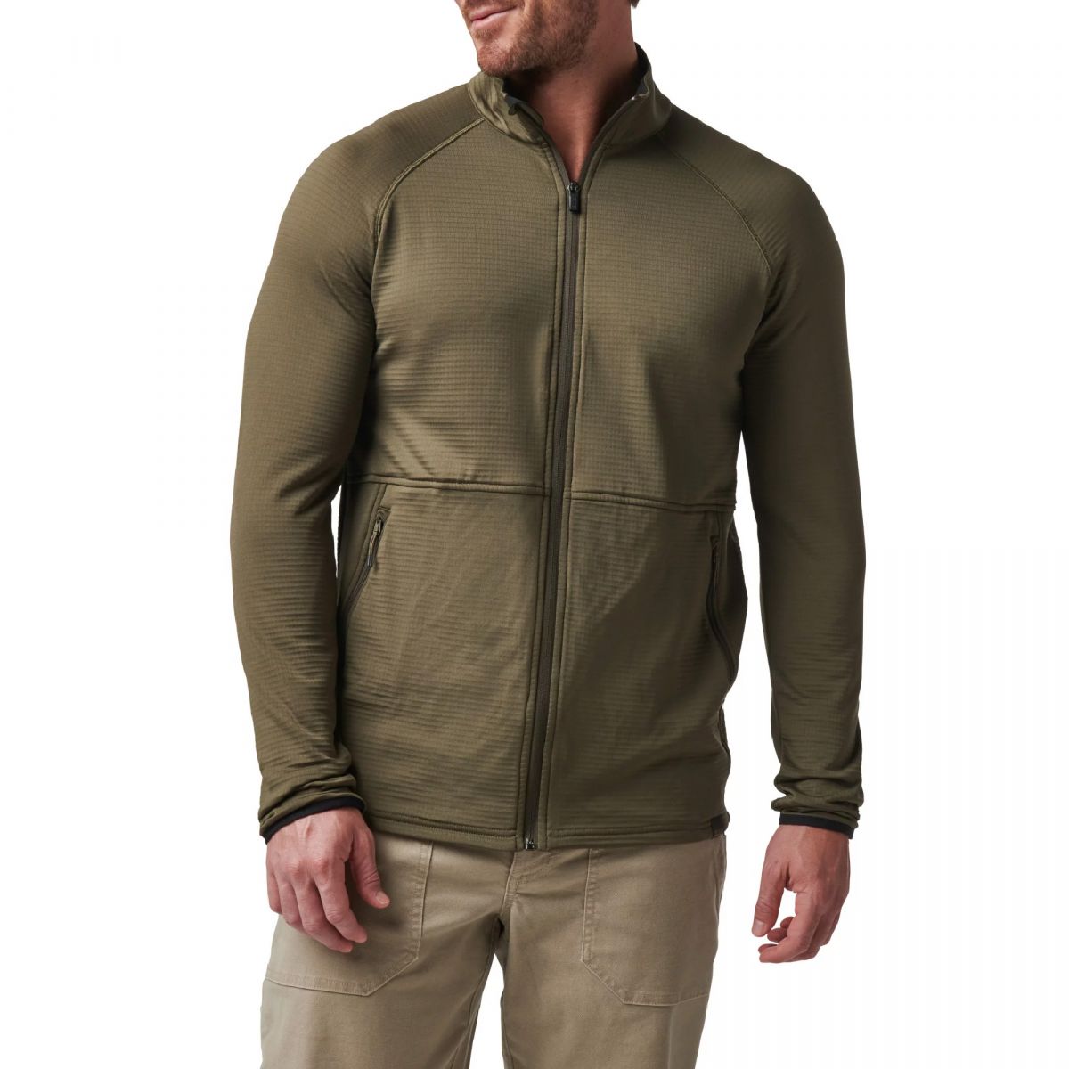 Куртка флісова 5.11 Tactical® Stratos Full Zip. Олива. Розмір M.