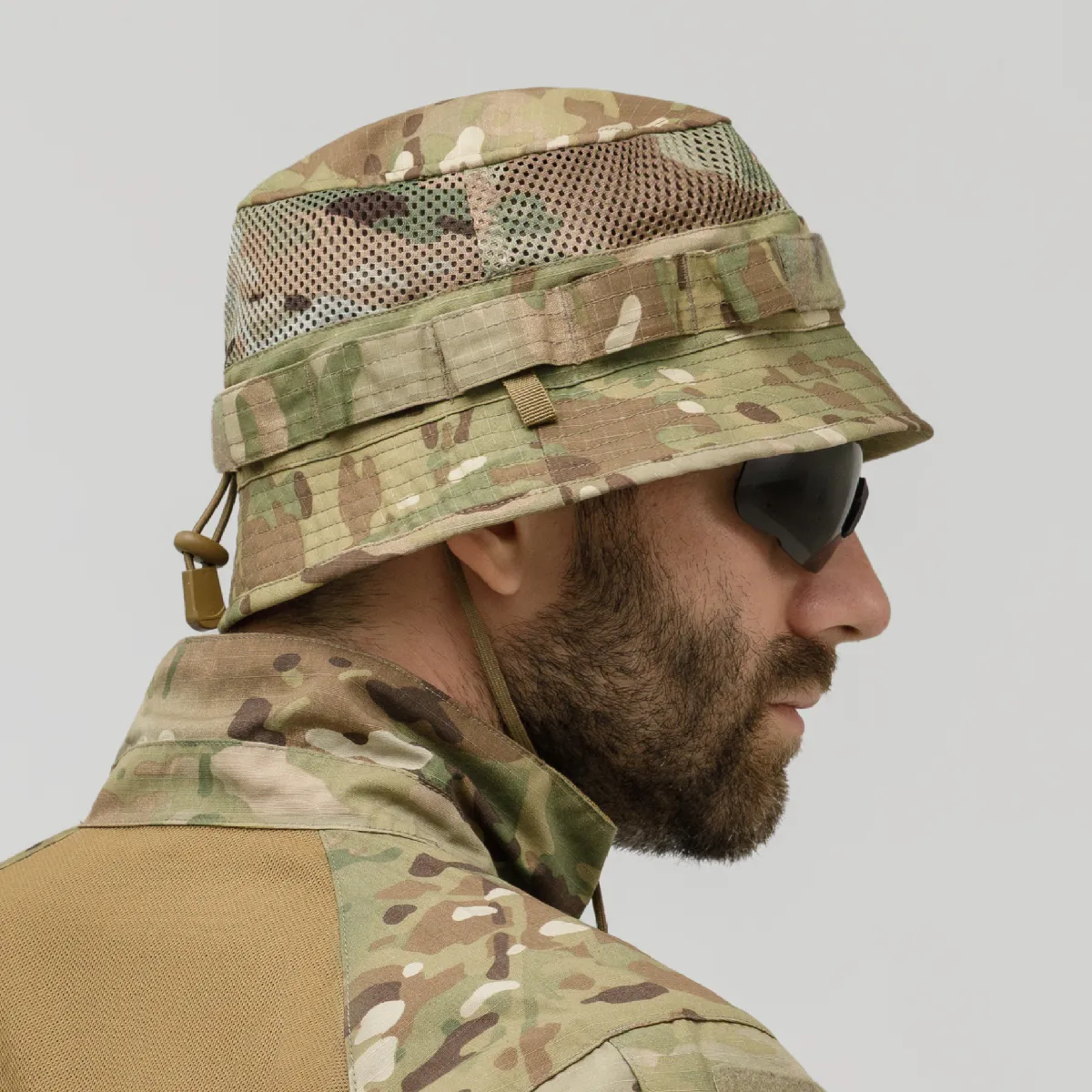 Панама тактична Brim Hat Rip-Stop. Мультикам
