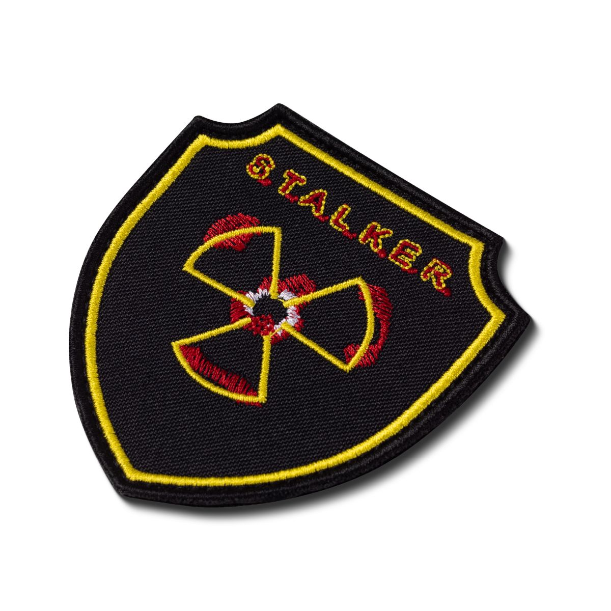 Шеврон (нашивка) S.T.A.L.K.E.R., 8.5х8 см. Помаранчево-чорний 3
