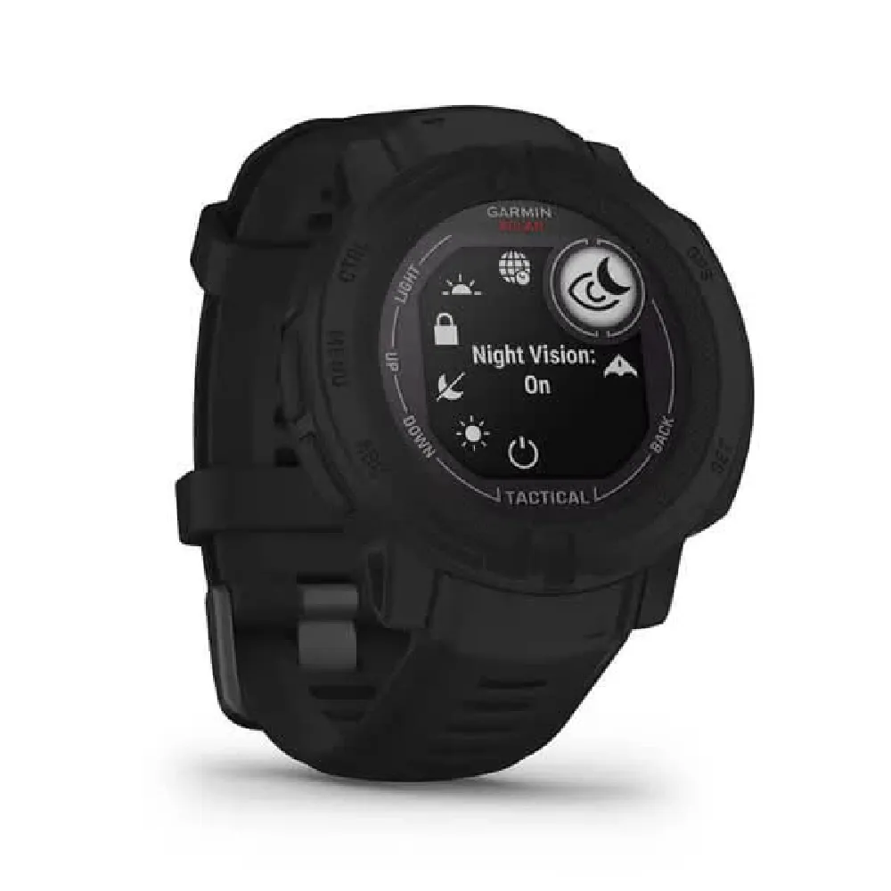 Годинник-навігатор тактичний Garmin Instinct 2 Solar Tactical Edition (США). Чорний 5