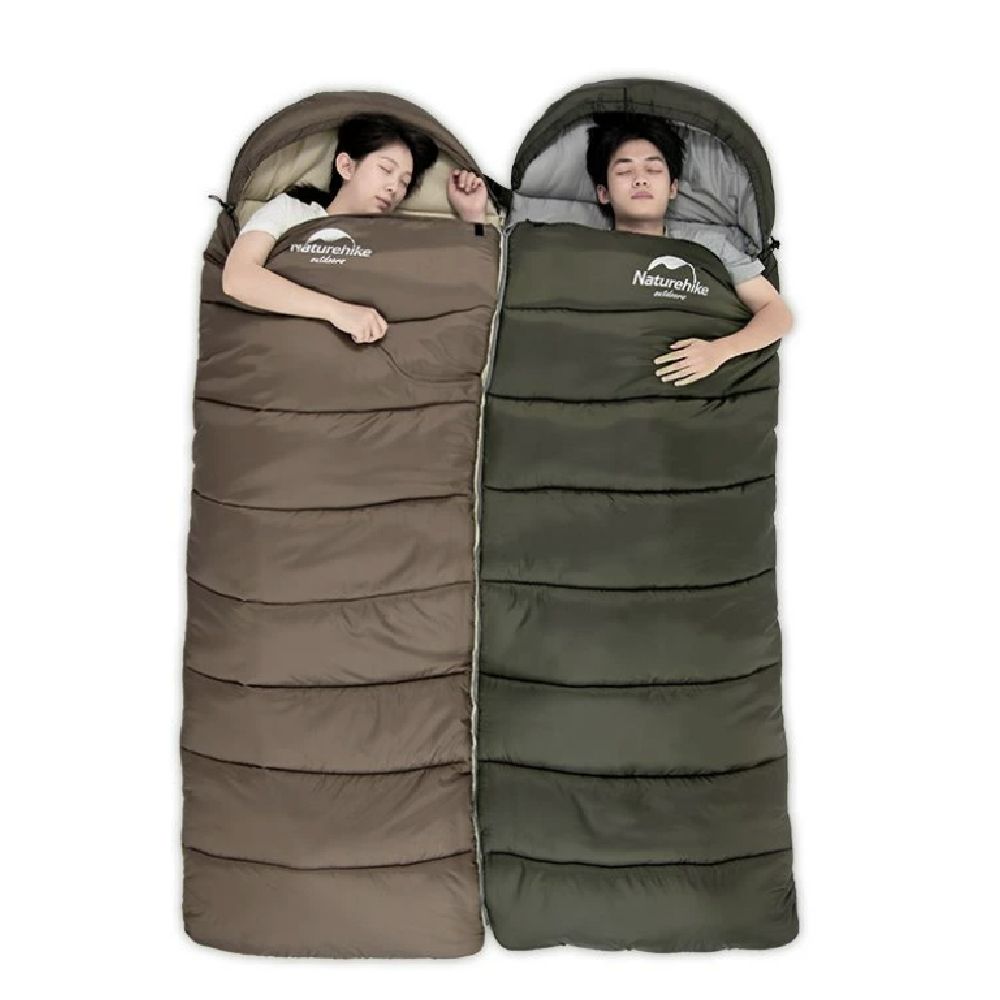 Спальный мешок Naturehike U250 (6°C до -10°C). Правый. Коричневый 2
