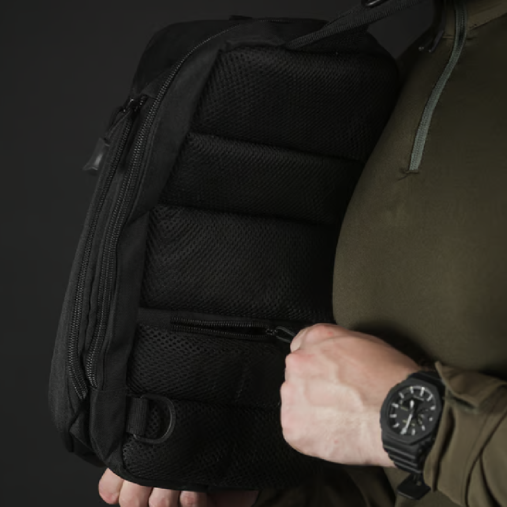 Сумка тактическая (мессенджер) Bezet Armor. Черный 4