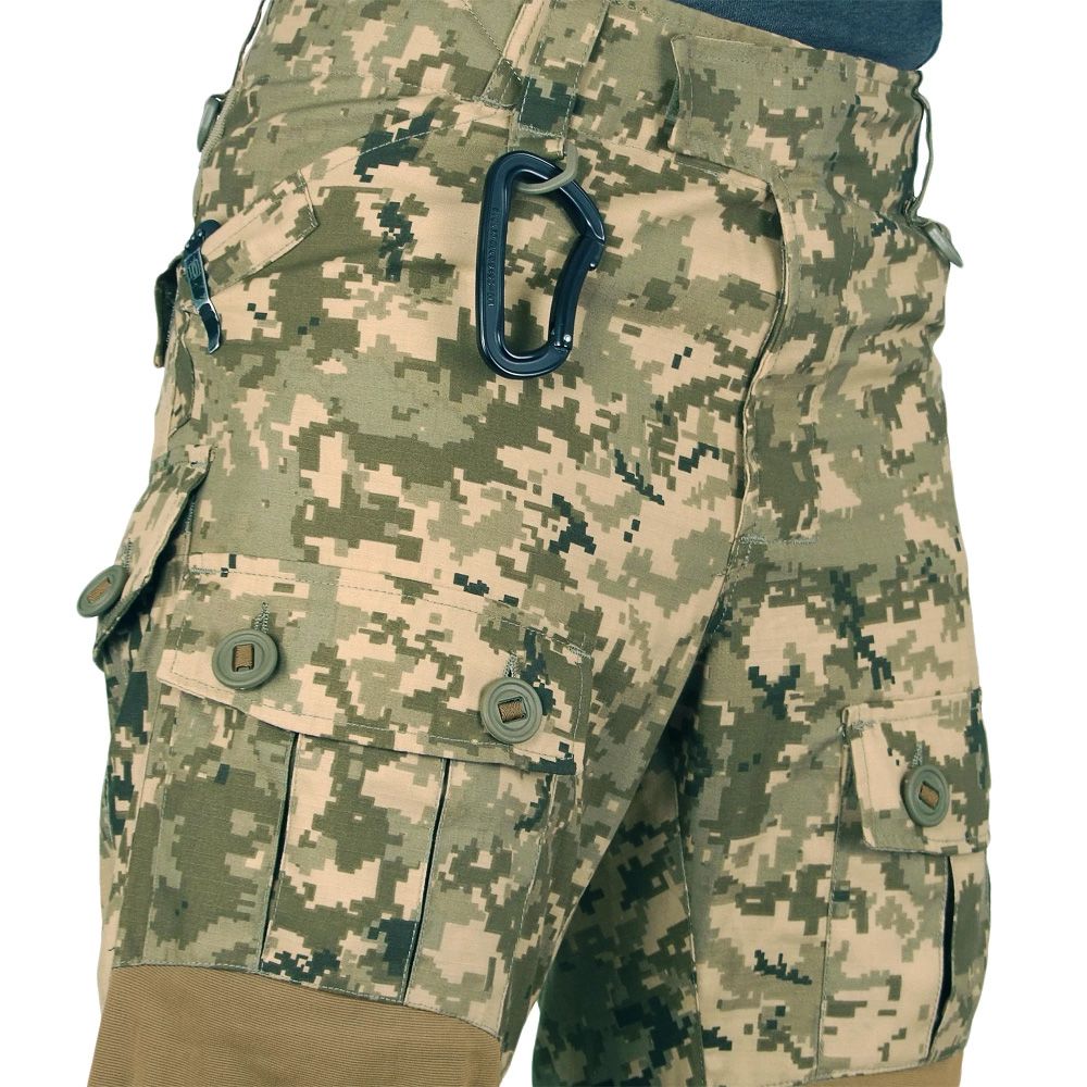 Военные тактические штаны MK-2. Сменные наколенники и более 8 карманов. Пиксель (мм-14) 4