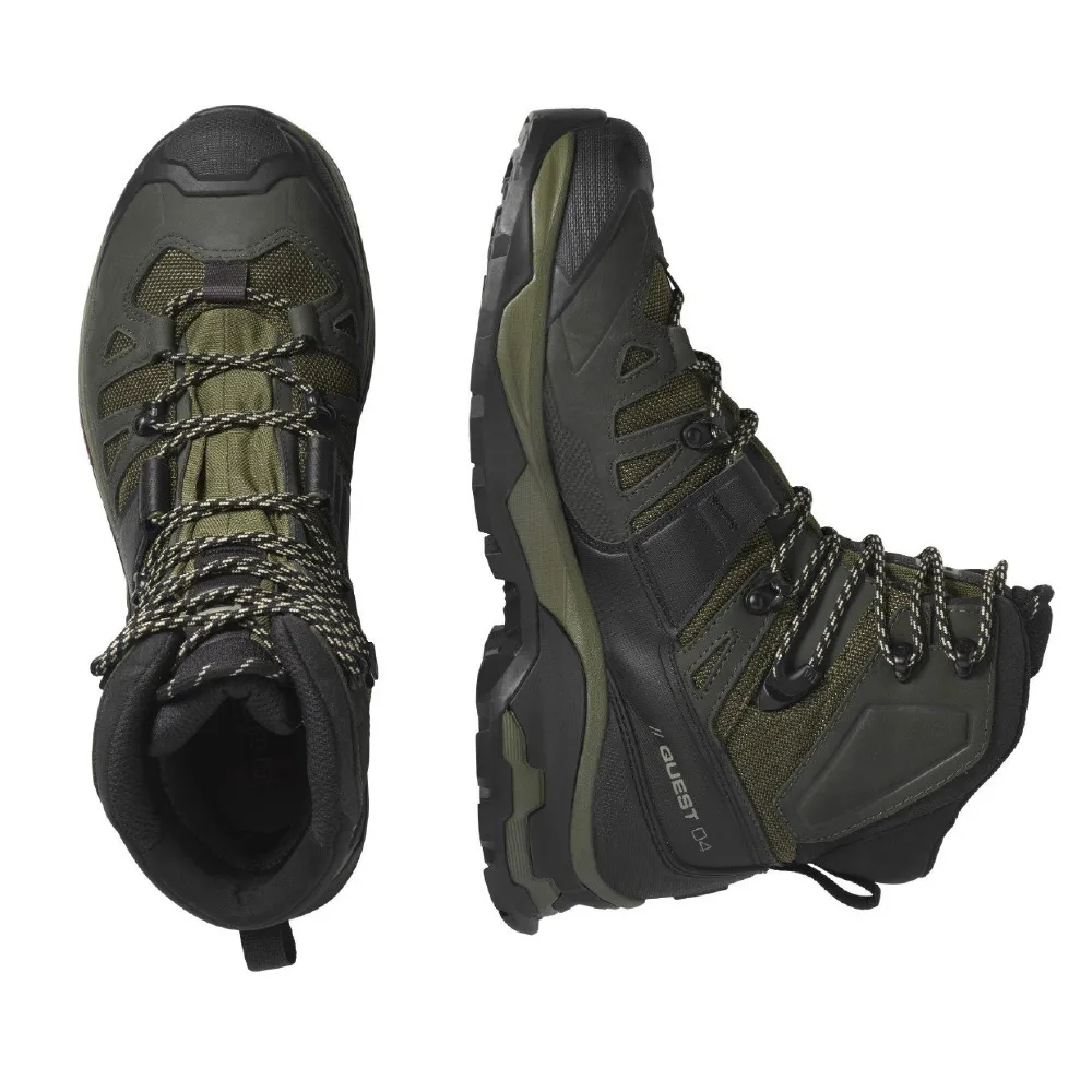 Черевики Salomon Quest 4 Gore-tex. Зелені / Олива / Olive Night 2