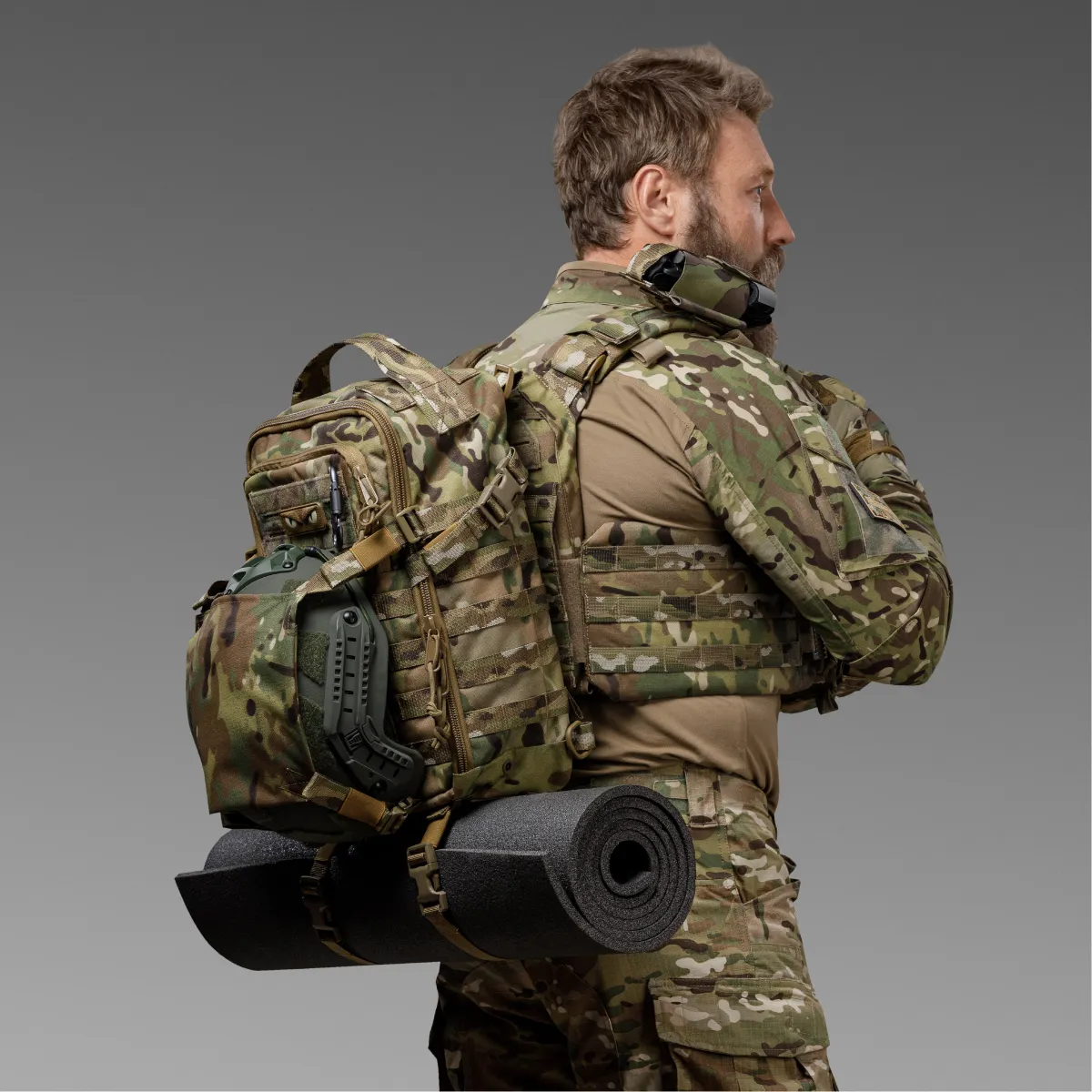 Тактичний рюкзак DP20 на 20 л. Cordura 1000D. Кріплення Molle. Мультикам 6