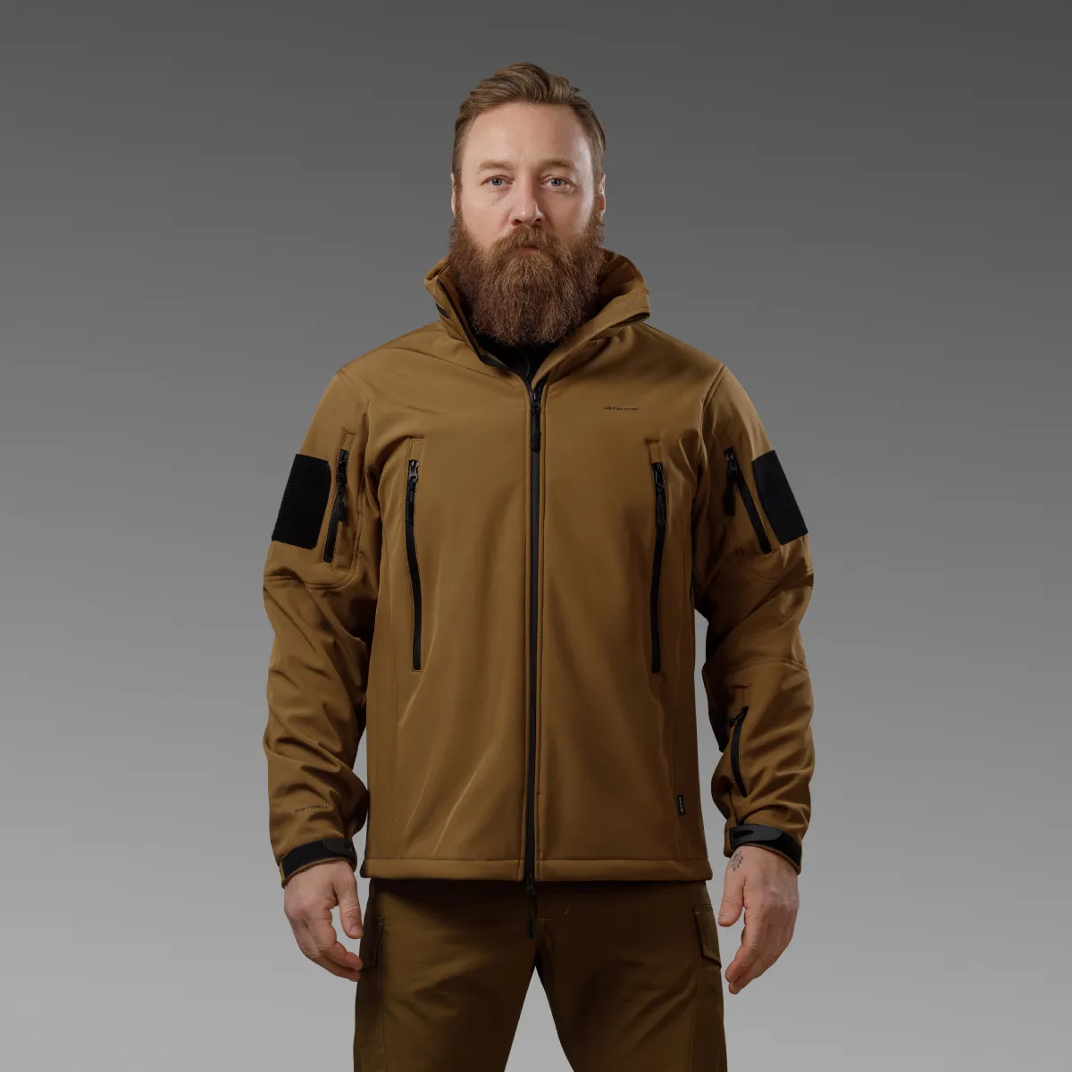 Куртка тактична Softshell Hawk Jacket. Захист від вітру та вологи. Койот 2