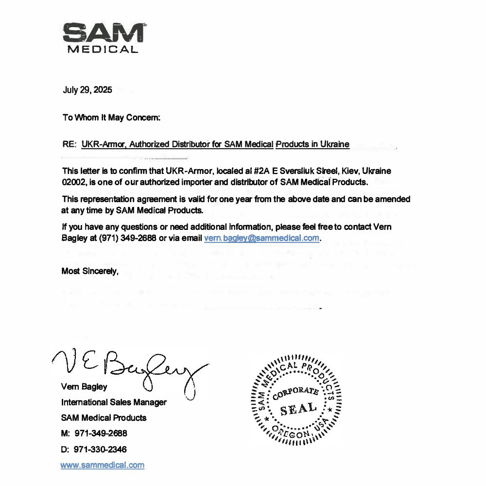 Медична шина SAM® Splint (США) скручена, 91.44 см, синьо-помаранчева 2
