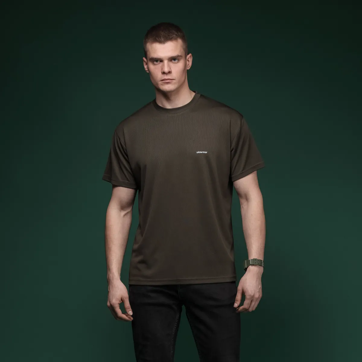 Комплект футболок (3 шт.) AIR Coolmax. Легкие и хорошо отводят влагу. Ranger green 2