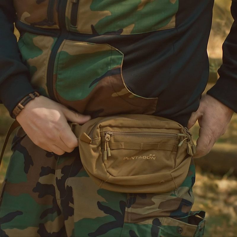 Сумка поясная Pentagon Tactical Modular Fanny Pack. Койот 3