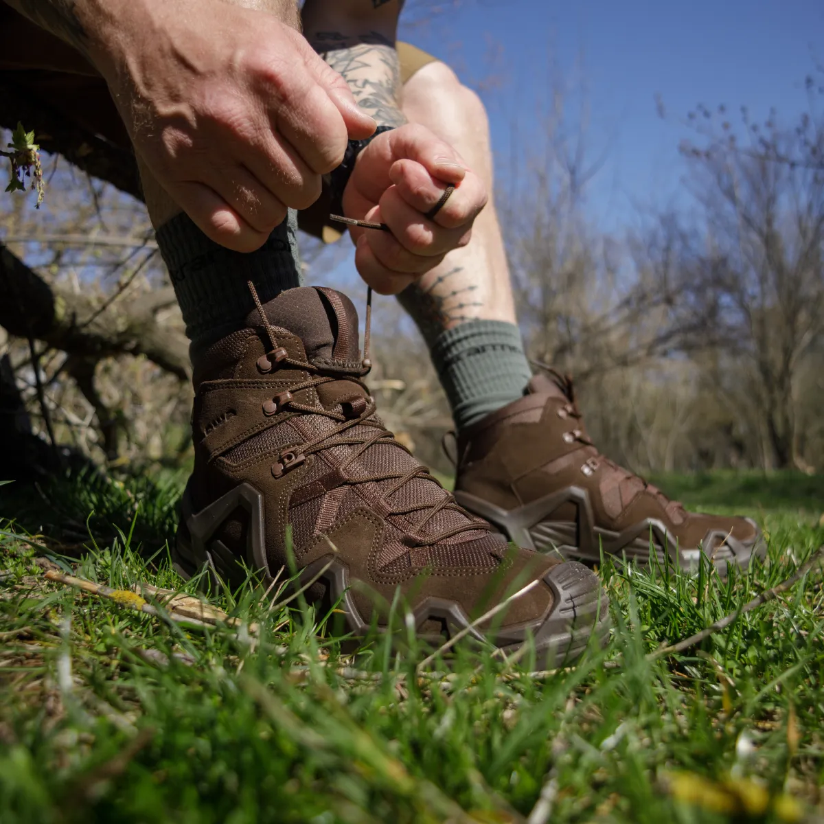 Тактичні черевики Lowa Zephyr Mk2 Gore-Tex® MID TF. Коричневі 2