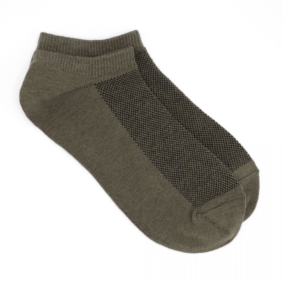 Летние носки сетчатые Leo Sport Leostep Cotton 5 см. Олива 2