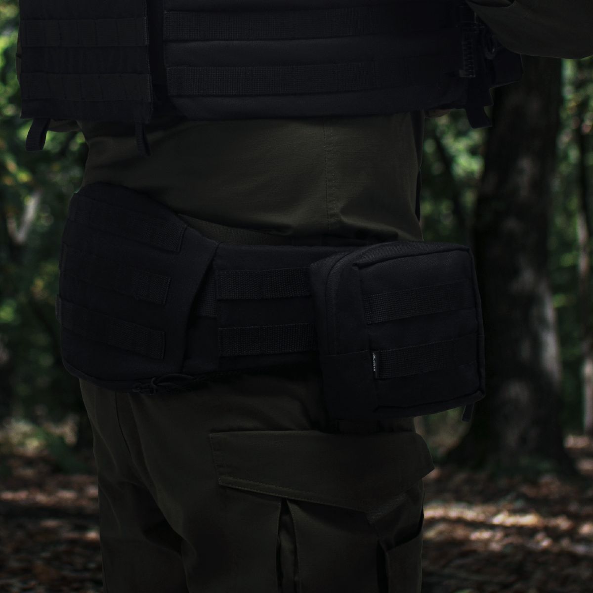 Підсумок утилітарний S. Кріплення Molle. Cordura 500D. Чорний. 6