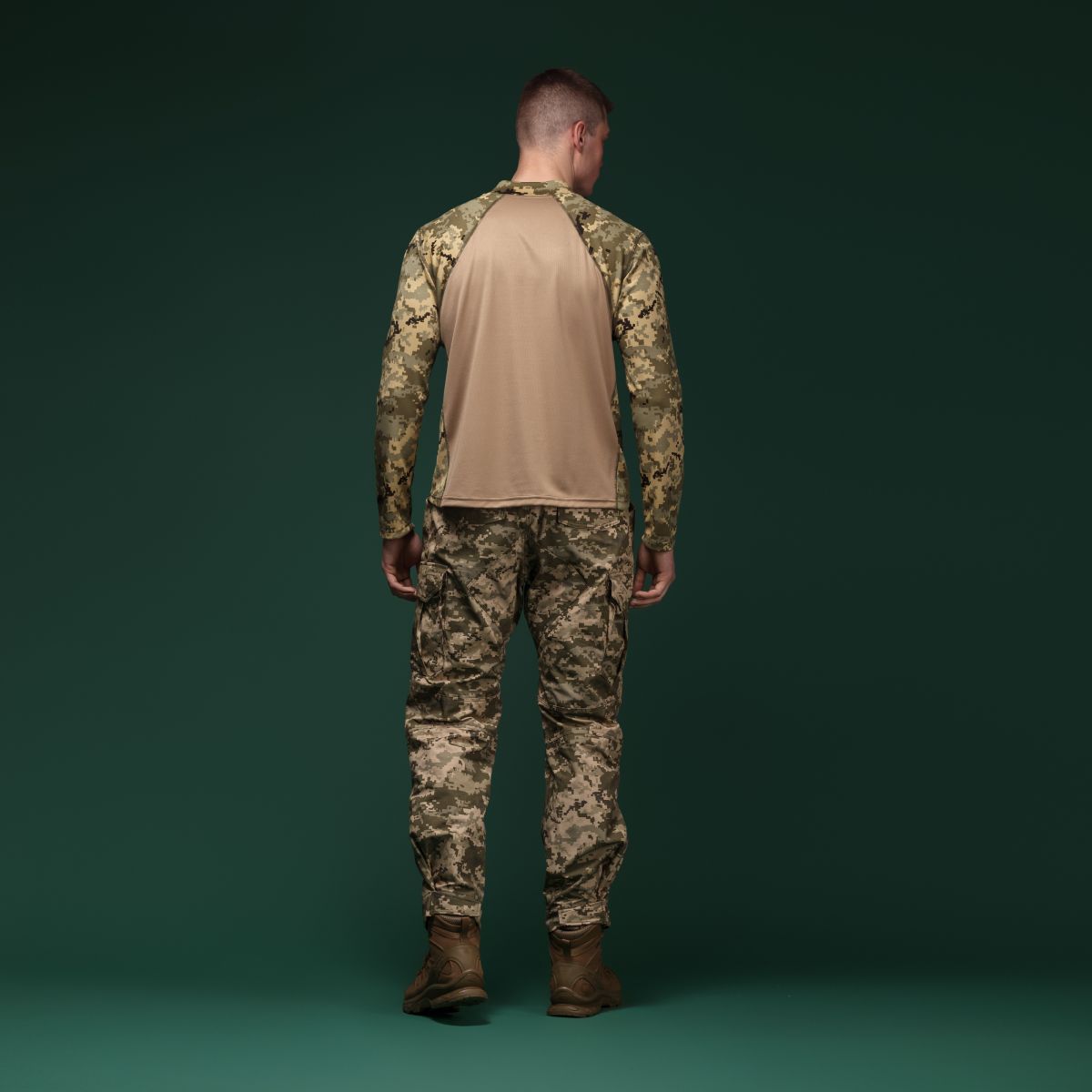 Тактична сорочка Base Combat Shirt з довгим рукавом. Піксель (мм-14) 3