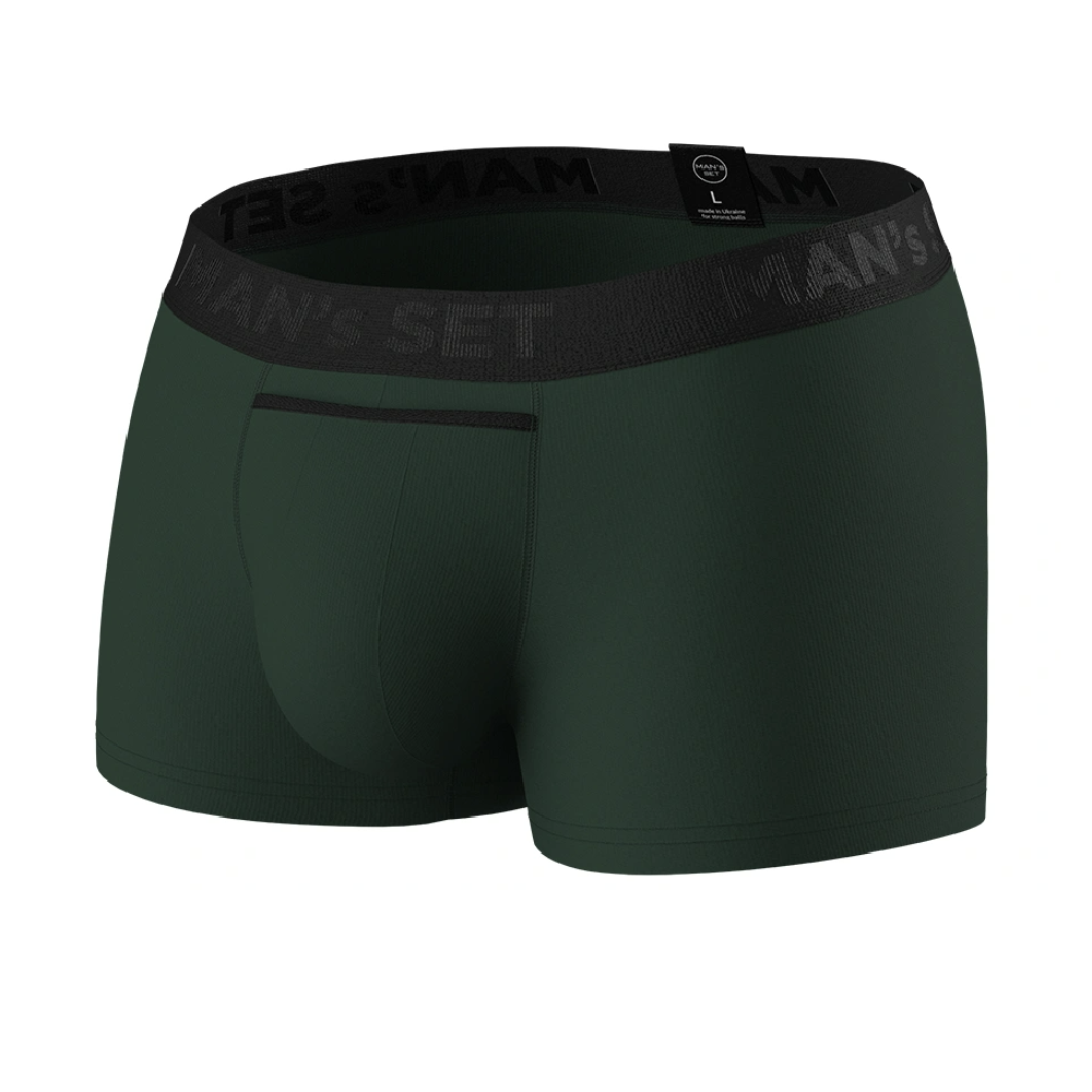 Трусы мужские анатомические Men's Set Anatomic Classic 1.2 Black Series. Темно-зеленый