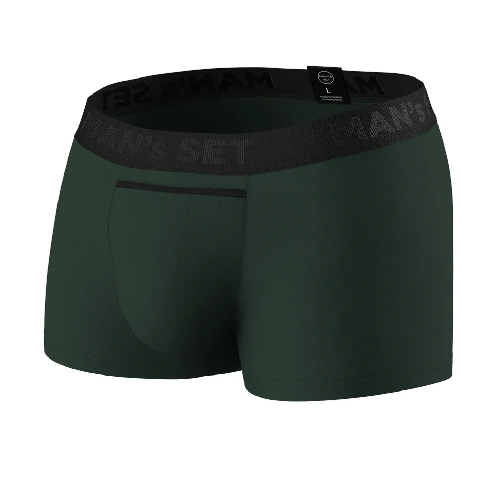 Труси чоловічі анатомічні Men's Set Anatomic Classic 1.2 Black Series. Темно-зелений