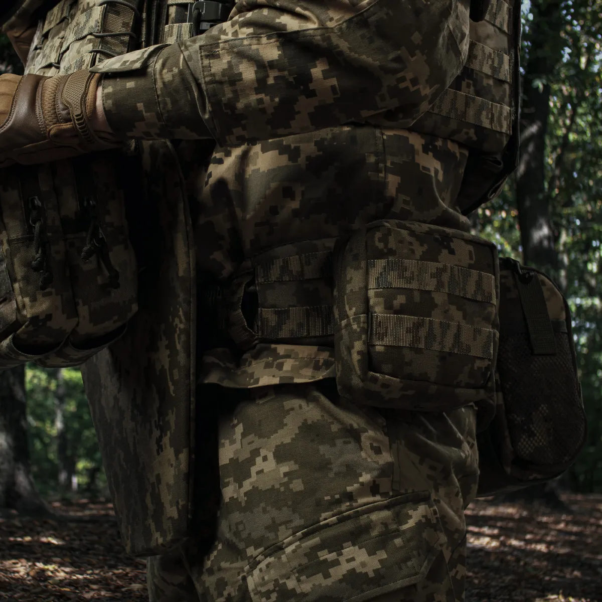 Підсумок утилітарний S. Кріплення Molle. Cordura 500D. Піксель (мм-14). 3