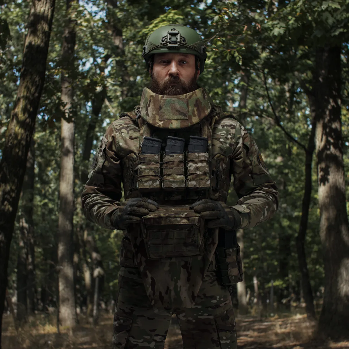 Балістичний захист шиї Gen 1 (та верхньої частини спини) 1-го класу. Мультикам 5