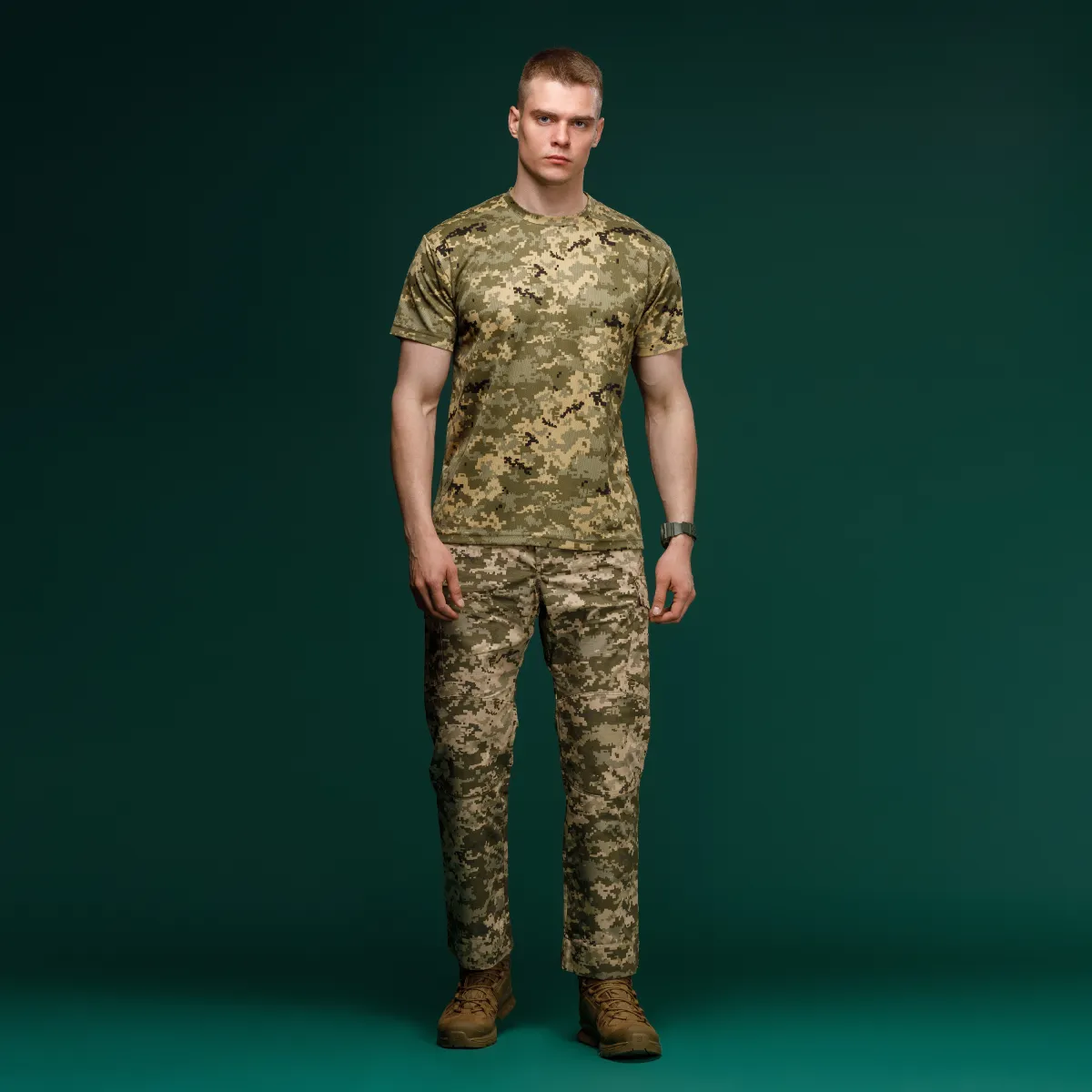 Сітчаста футболка військова Сітчаста футболка військова — зображення